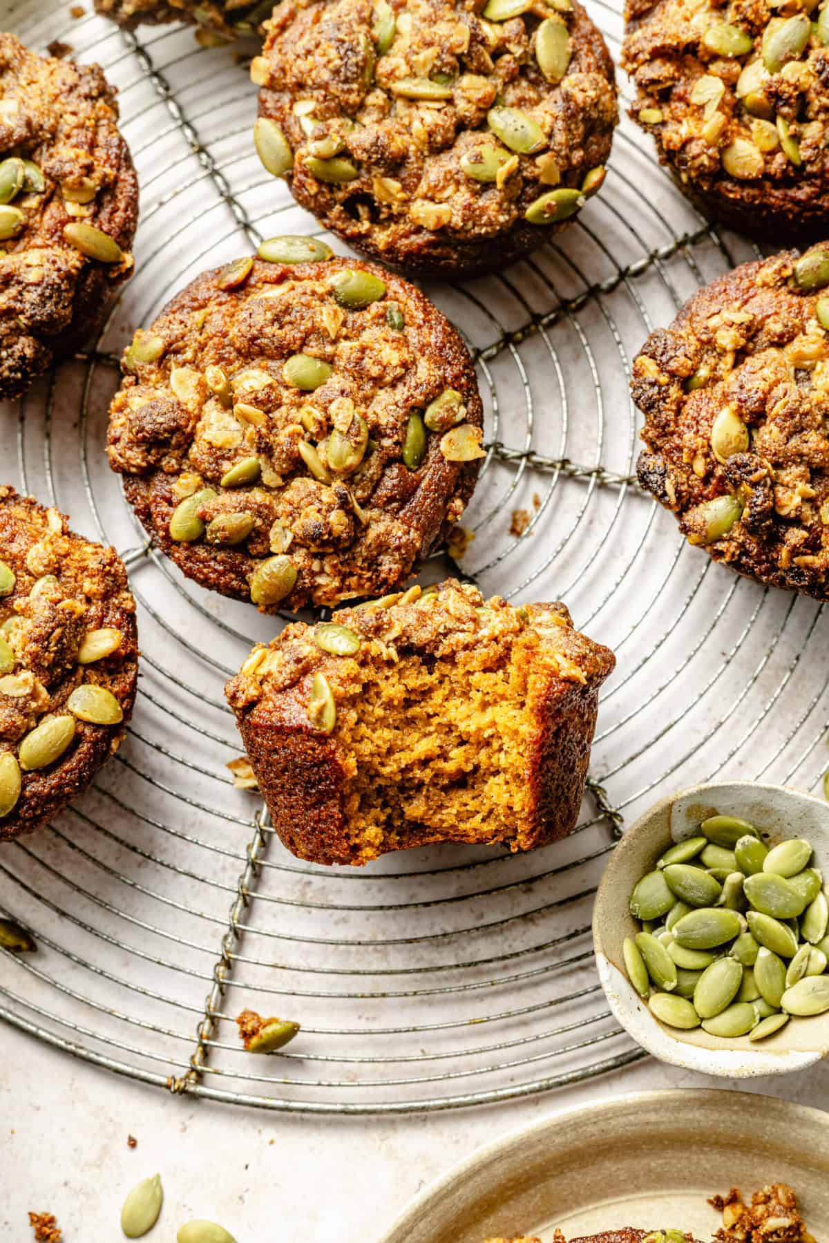 Healthy Pumpkin Spice Streusel Muffins: Moist & Energizing Fall Bake
